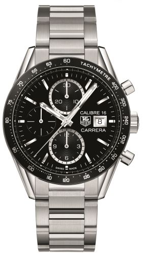 TAG Heuer Carrera Calibre 16 41 Stainless Steel / Black / Bracelet